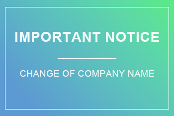 Notice of Company Name Change